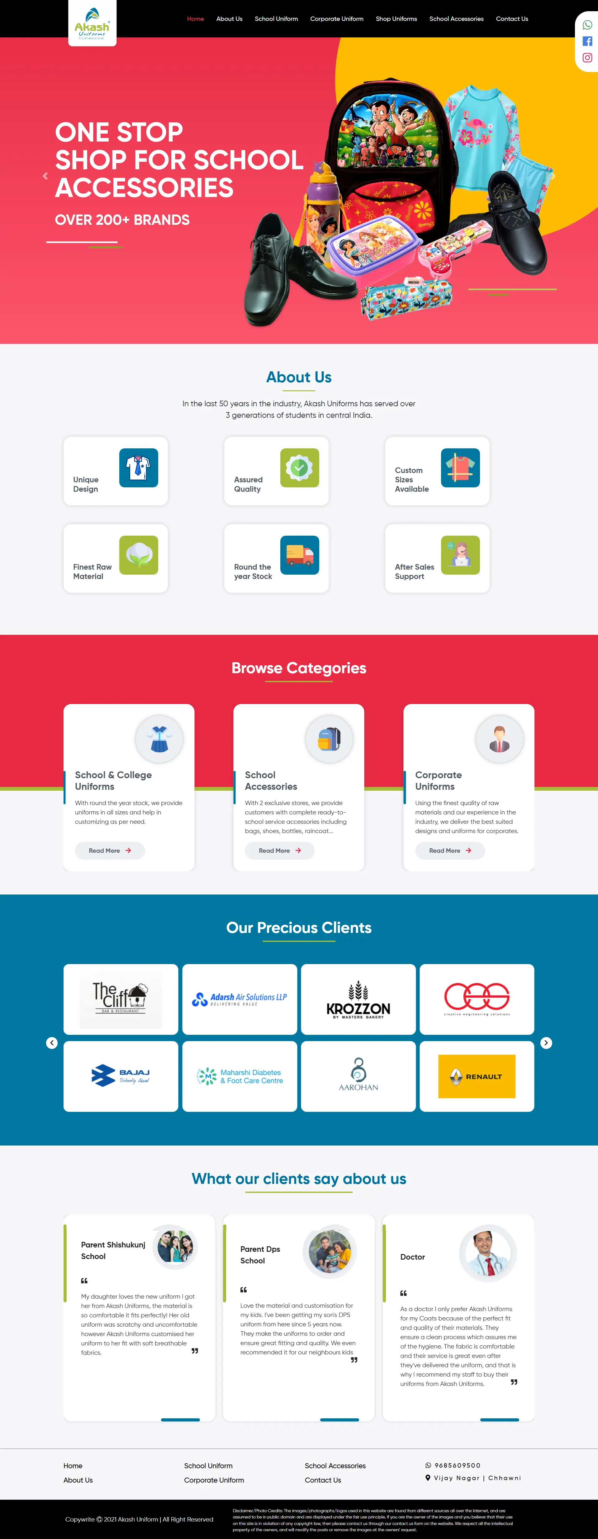 Akash Uniforms screenshot 2