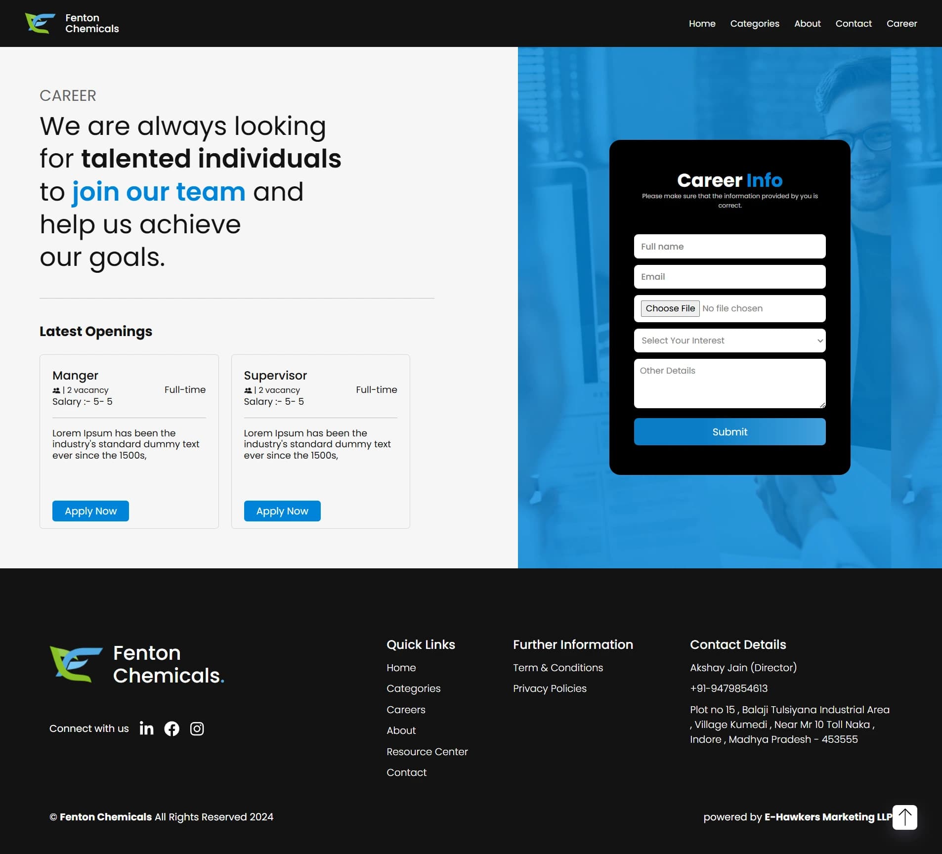 Fenton Chemicals screenshot 4