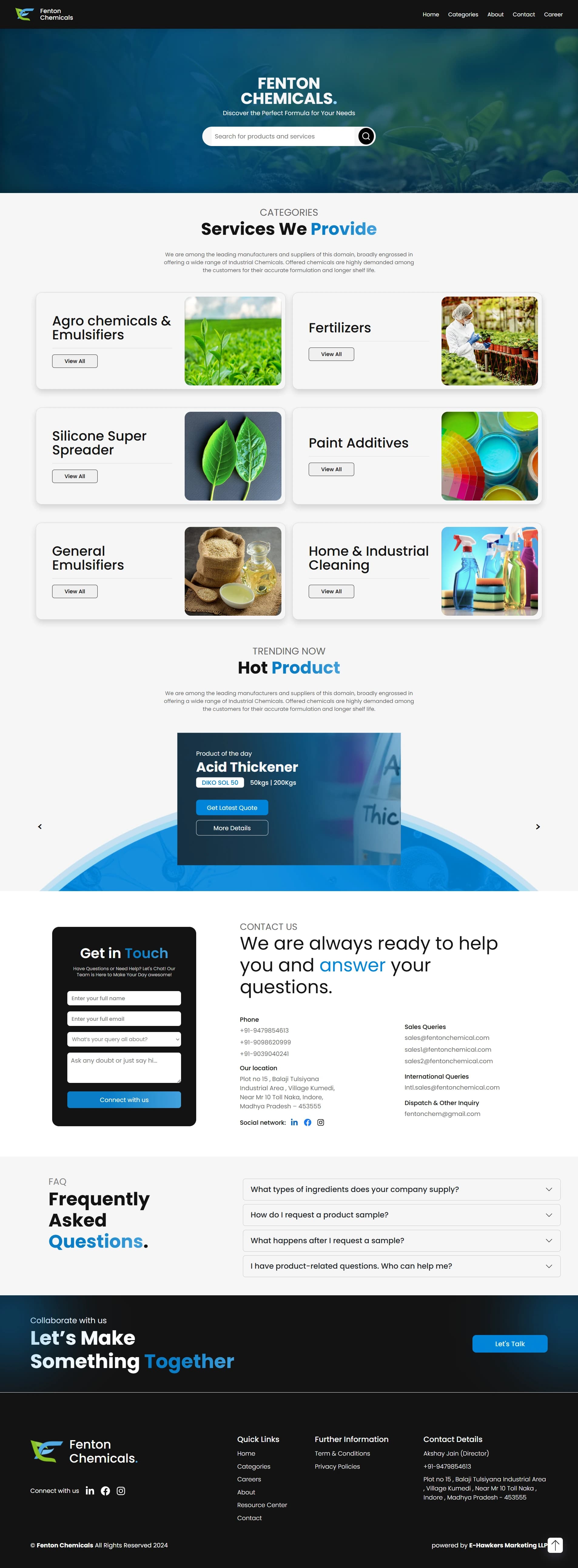 Fenton Chemicals screenshot 5